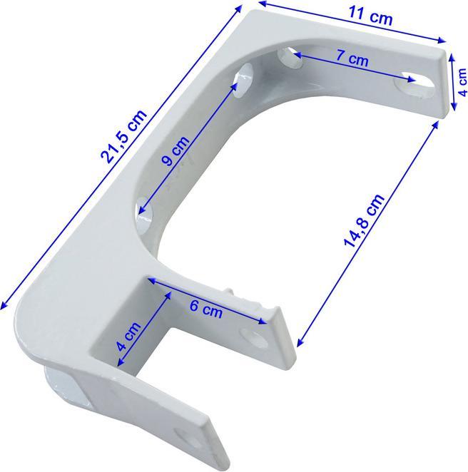 Actual product image Mendler Ceiling bracket for awning T790 T791 T792 HWC-E31 E49, wall bracket ceiling mounting adapter (0.04 m)