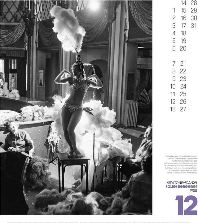 Produktbild Paris, mon amour Kalender 2026 (48 x 54 cm, Harter Einband, Deutsch)