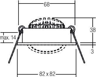 Produktbild Brumberg LED-Einbaustrahler (460 lm)