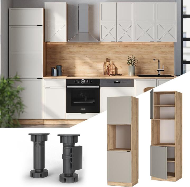 Produktbild Vicco Herdumbauschrank Fame-Line (60 x 58.10 x 206.80 cm)