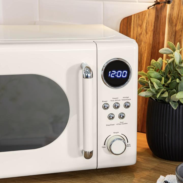 Actual product image Russell Hobbs RHM2044C – Retro Solo Digitale Mikrowelle, 20 L, Creme (20 l)