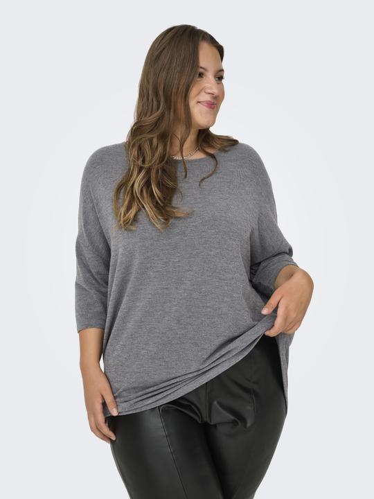 Image du produit Only Top curvy à la coupe décontractée et aux manches 3/4 Top (M)