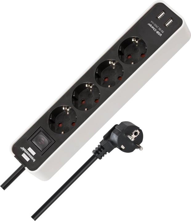 Actual product image Brennenstuhl Ecolor (6x, USB-A, 1.50 m)