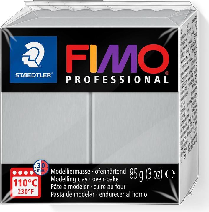 Fimo Modelliermasse Professional Grau