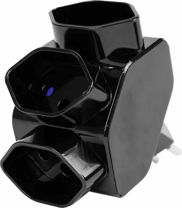 Image du produit Steffen Fiche de branchement 3xT13 KS noir (Type 13, 3x)