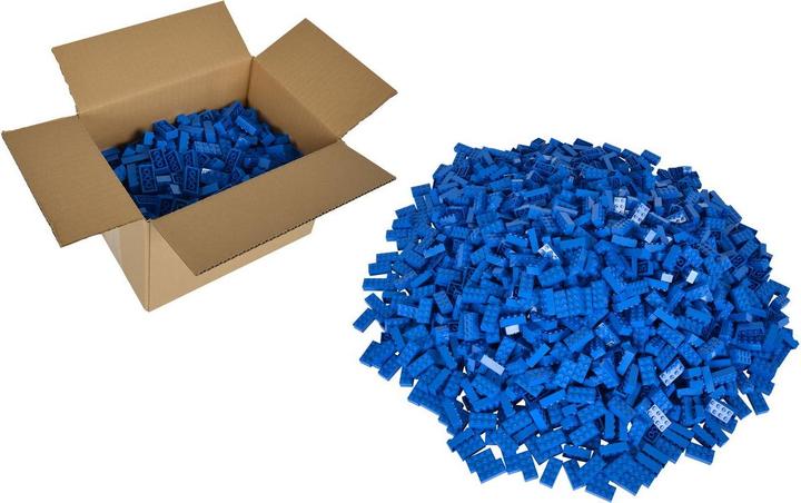 Image du produit Simba Blox 500 briques bleues de 8 en vrac