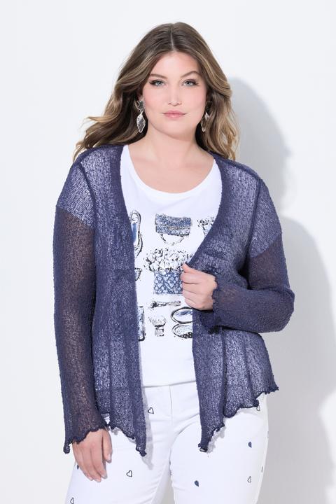 Produktbild Miamoda Jacke, elastischer Slim Fit, Löcher, Wellenkanten (46, 48)