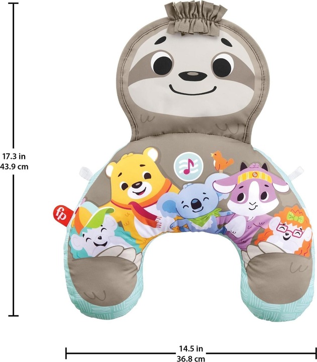 Actual product image Fisher-Price Music & Vibe Sloth Belly Wedge (German)