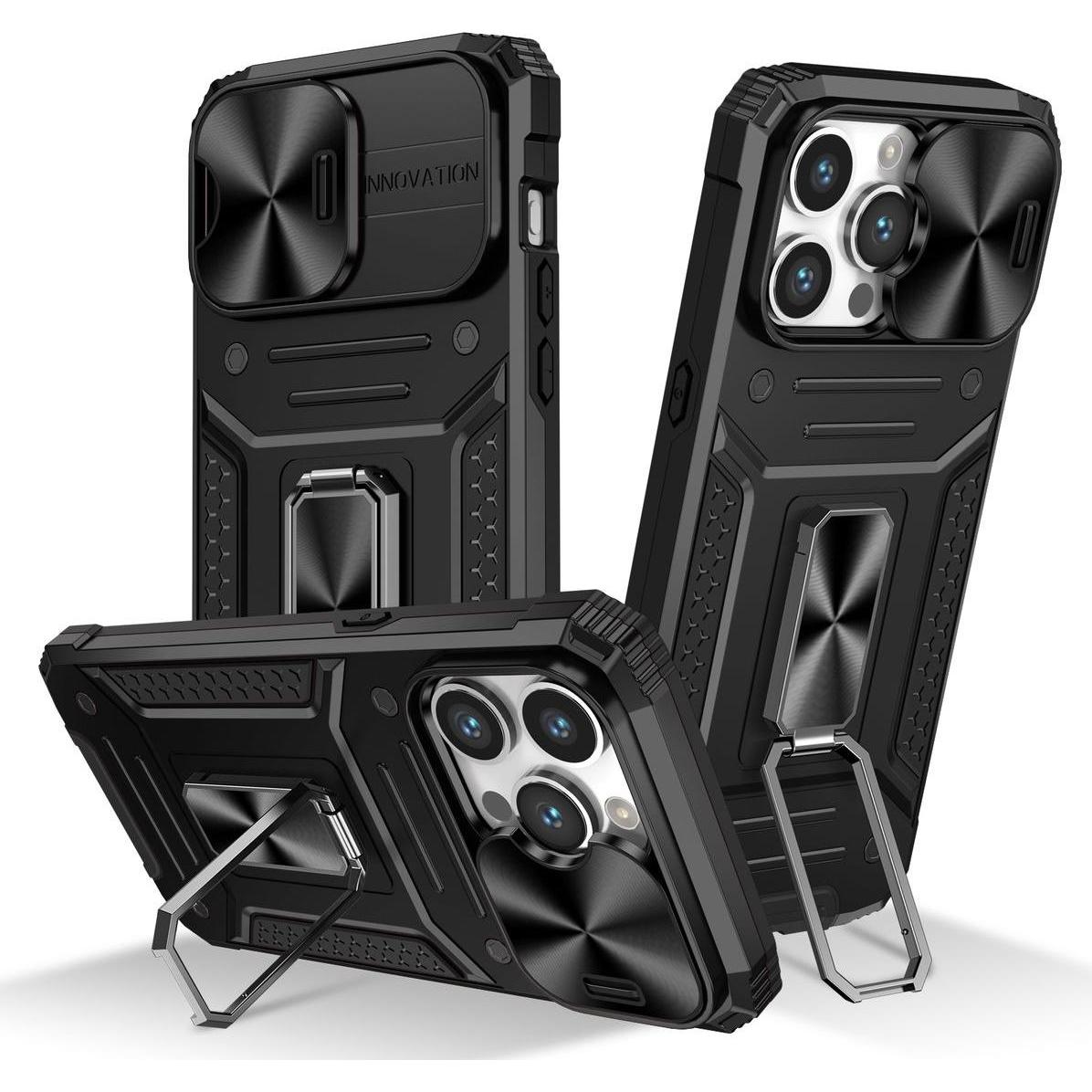 König Design Hülle für Apple iPhone 15 Pro Schutz Handy Case Cover Kamera Tasche Etuis Bumper (Apple iPhone 15 Pro), Sma...