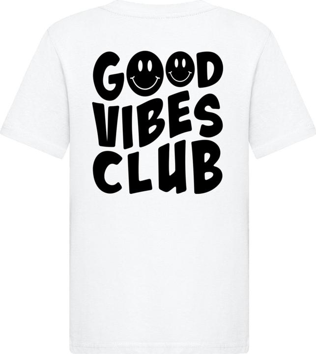 Produktbild Merchcode Kids Good Vibes Club Front for Light - Basic Tee - 184965 (122, 128)