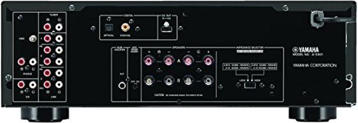 Actual product image Yamaha AS-301 Amplifier - Zwart (Amplifier)