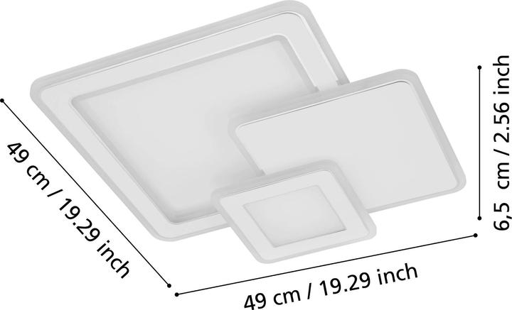 Actual product image EGLO LED ceiling light (1750 lm)