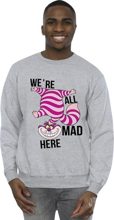 Immagine prodotto Disney Alice In Wonderland All Mad Here Felpa Uomo (L)