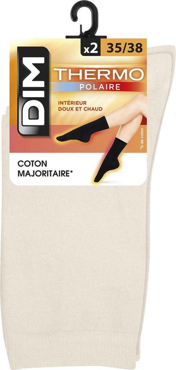Produktbild DIM Thermo Fleece Socken (2er Pack, 35 - 38)