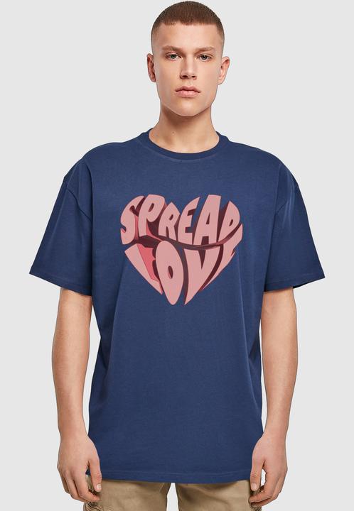 Produktbild Merchcode Hugs & Love - Spread Love Heavy Oversize Tee - 175031 (M)