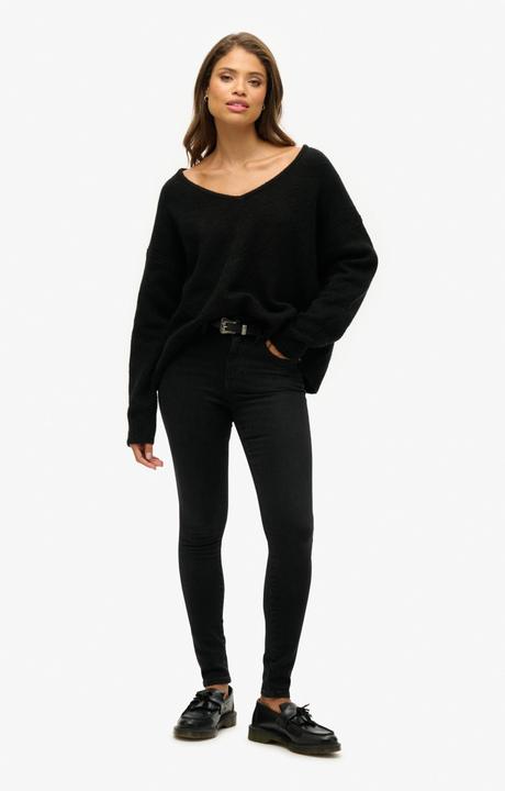 Produktbild Superdry Oversize Damen Pulli mit V-Ausschnitt (S)