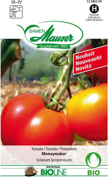 Actual product image Samen Mauser Tomato Moneymaker seeds (Vegetable seeds)