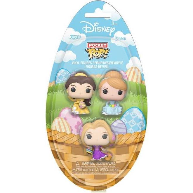 Funko Disney Pocket POP! Vinyl Figuren 3er-Pack Egg Princess 4 cm