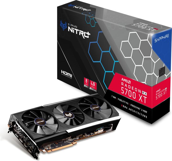 Image du produit Sapphire Nitro+ Radeon RX 5700 XT (8 Go)