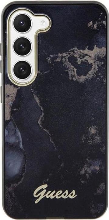 Produktbild Guess GUHCS23MHTMRSK S23+ S916 black/black hardcase Golden Marble Collection (Samsung Galaxy S23+)