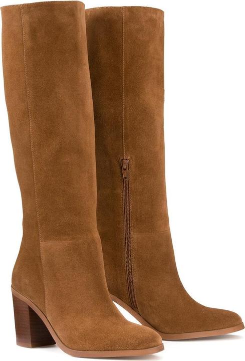 Actual product image La Redoute Collections Boots with wide heel (40)