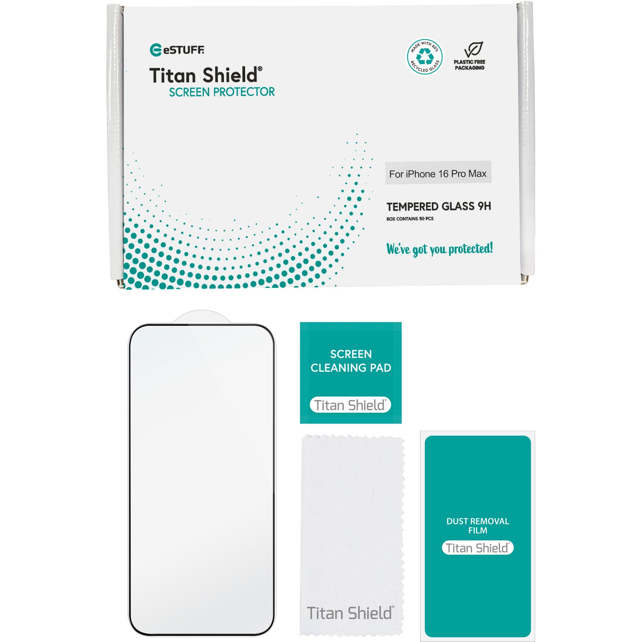 Thumbnail - eSTUFF INFINITE Apple iPhone 16 Pro (50 Stück, Apple iPhone 16 Pro Max), Smartphone Schutzfolie, Transparent