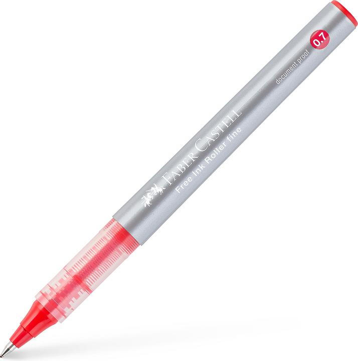 Produktbild Faber-Castell FREE INK - Roller (Rot, Silber, Transparent, 1 x)