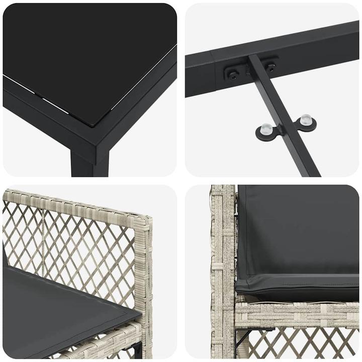 Produktbild vidaXL Outdoortisch-Set (140 x 80 x 73 cm)