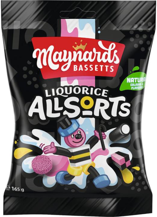 Actual product image Maynards Bassetts Liquorice Allsorts 165g (180 g)