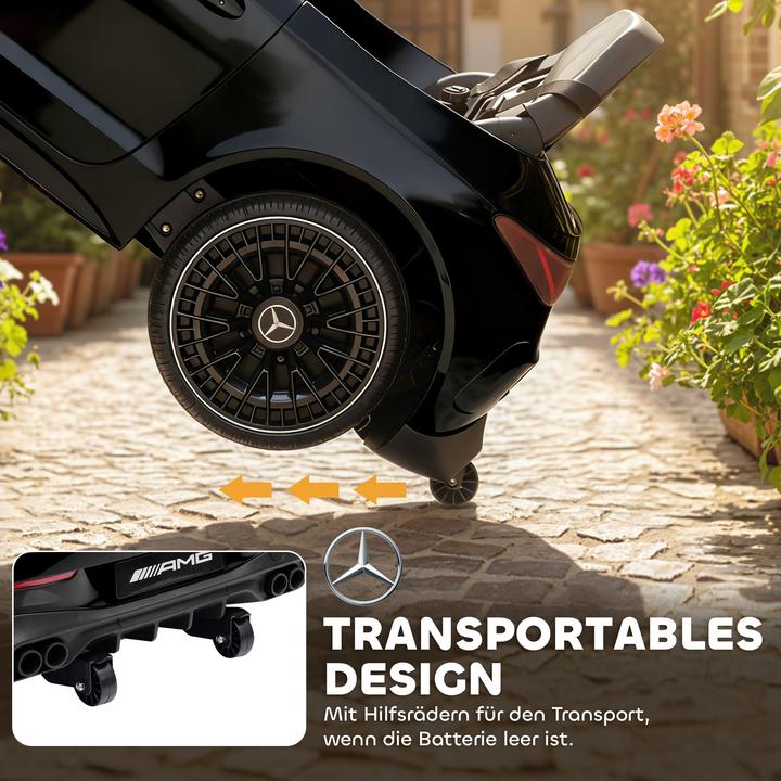 Produktbild Aiyaplay Kinder Elektroauto Kunststoff, Stahl Schwarz (12 V)