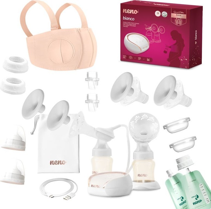 Actual product image Neno Bezprzewodowy elektroniczny laktator Bianco