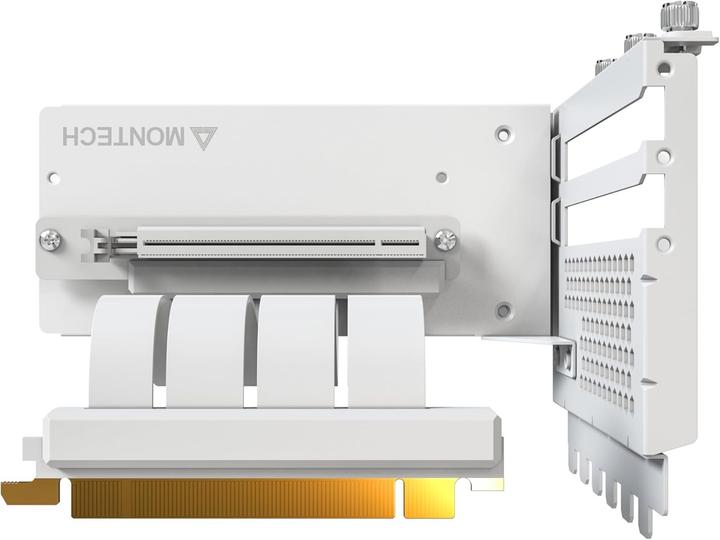 Produktbild Montech Vertikales GPU Mounting Kit, PCIe 4.0 Riser-Kabel (weiss, 20cm)