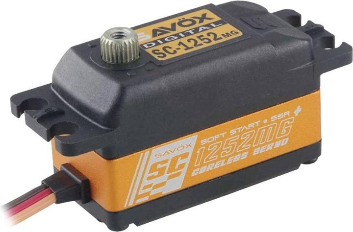Image du produit Savöx Low Profile Servo SC-1252MG+ Digital, réducteur en métal, 7 kg