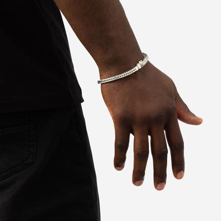 Immagine prodotto Buddha to Buddha Bracciale Barbara XS (19 cm, Argento)