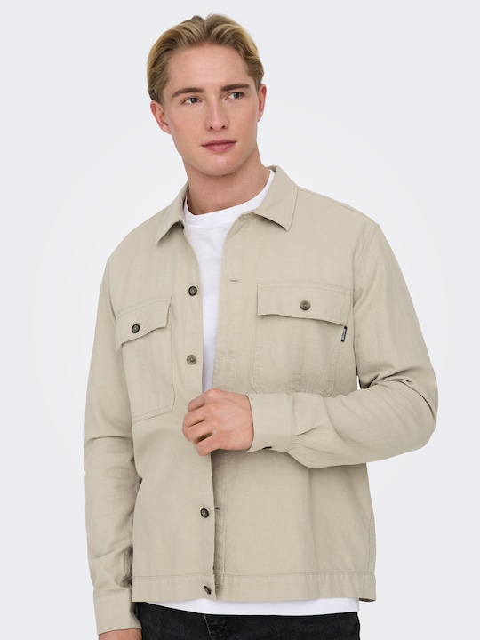 Produktbild Only & Sons Locker geschnitten Hemdkragen Hemd Hemd (XXL)