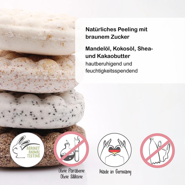 Actual product image BO Cosmetic Badefee solid scrub brown sugar solid (672 ml)