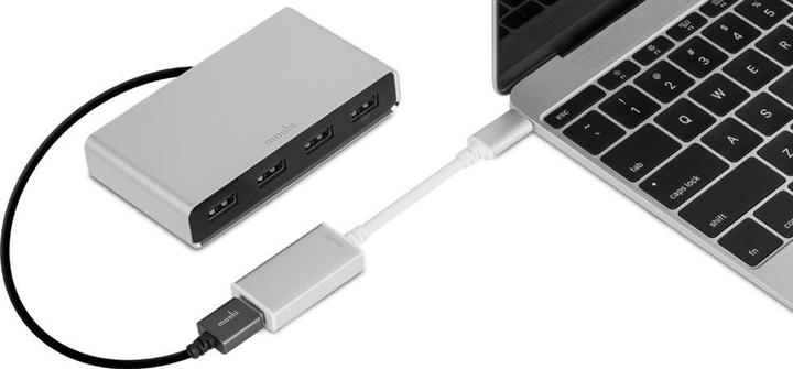 Actual product image Moshi USB-C - USB A (0.13 m, USB 3.2 Gen 2)