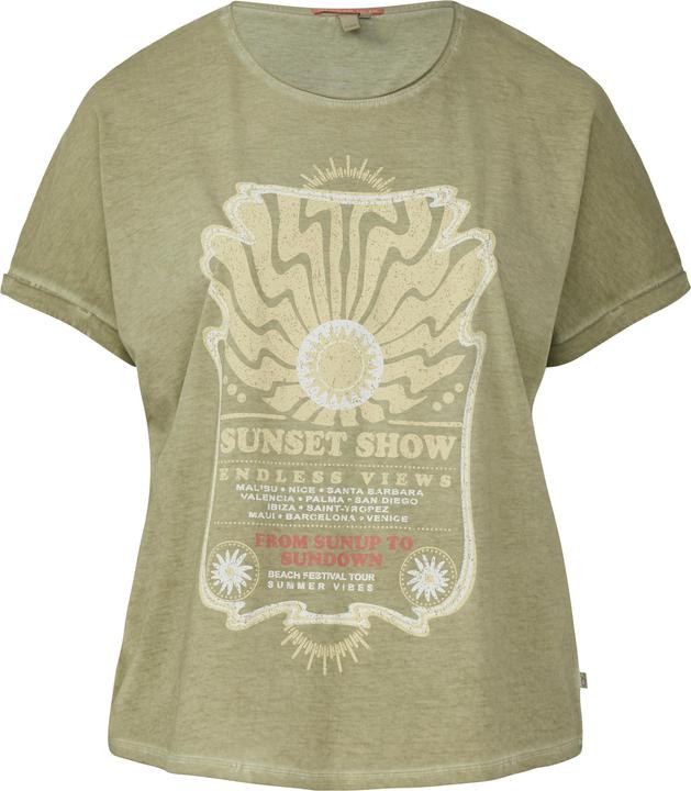 Actual product image S.Oliver T-Shirt Gewaschenes T-Shirt mit Frontprint (50)