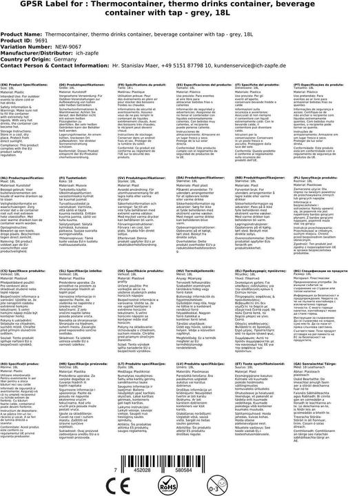 Actual product image Ich-zapfe Thermogetränkebehälter