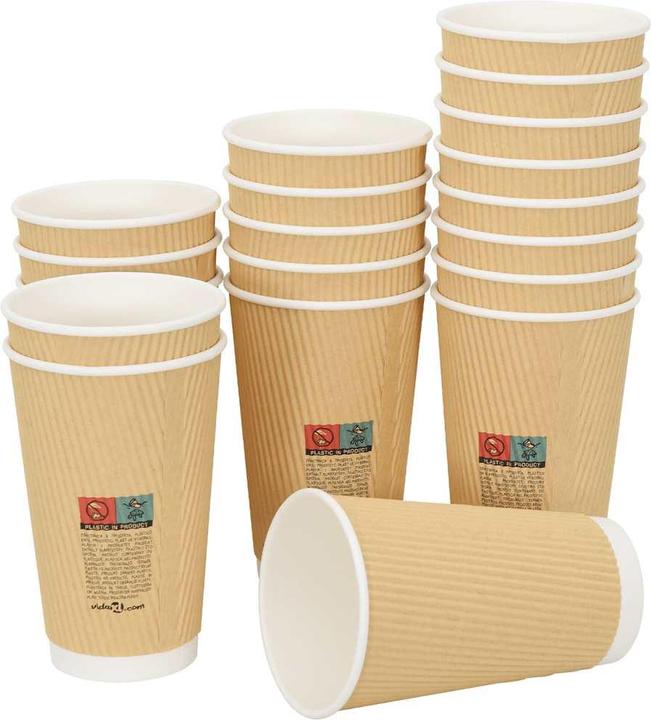 Actual product image vidaXL Pappbecher (500x)