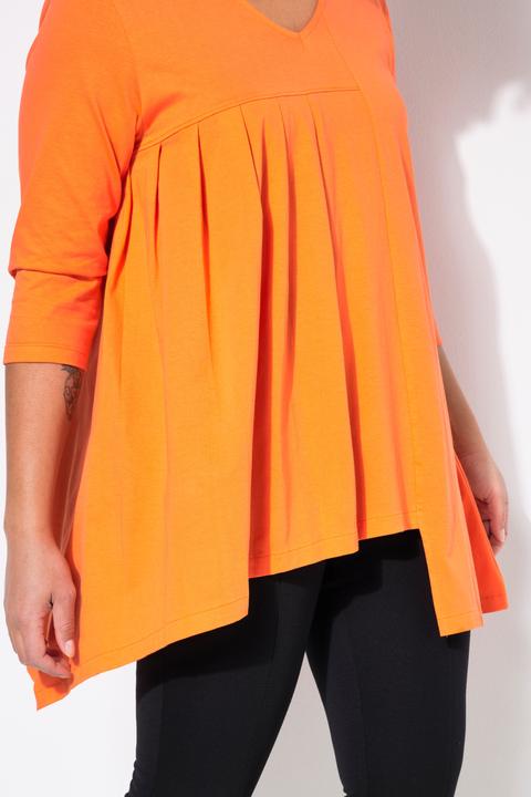 Produktbild Miamoda T-Shirt, A-Linie, Zierfalten, asymmetrischer Saum (50)