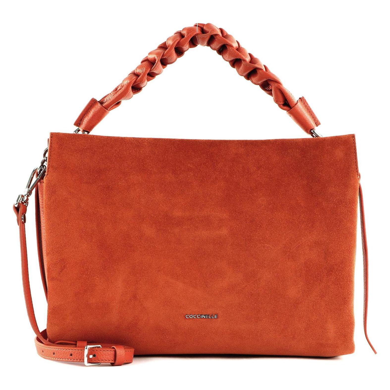 Coccinelle, Damen, Handtasche, Boheme Handbag Suede, Rot