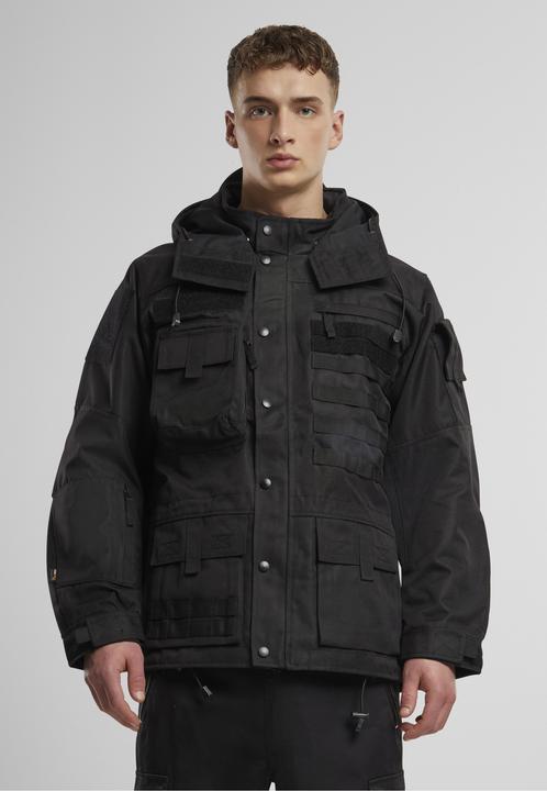 Actual product image Brandit Performance outdoor jacket size S colour black (S)