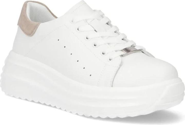 Image du produit Filippo Women's leather platform shoes white DP6739 (40)
