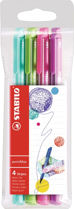 Rosa, Lila, Türkis, Grün