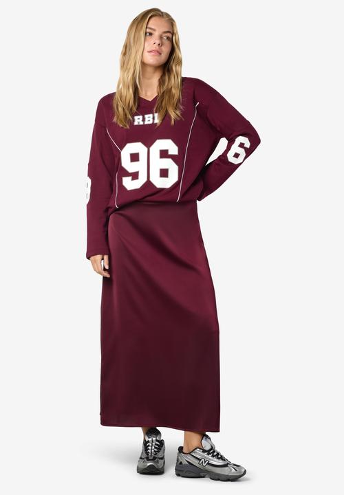 Produktbild Noisy May Satin Midirock (M)