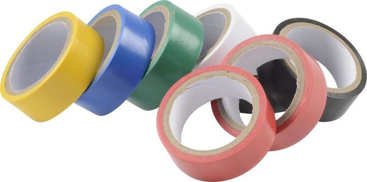 Actual product image Kinzo Insulating tape set 8 pcs. (18 mm)