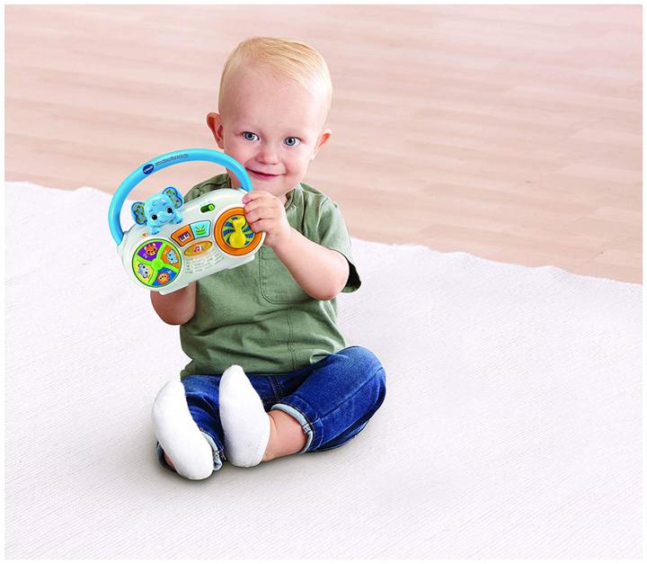 Image du produit VTech 533303 Baby Interactive My First Radio with 60+ Tunes (English Version) 6+ Months (Anglais)