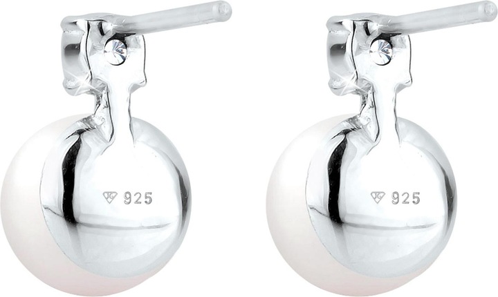 Produktbild Elli Ohrringe Basic Süsswasserzuchtperle Zirkonia 925 Silber (Süsswasserzuchtperlen, Zirkonia, 925er Sterling Silber)