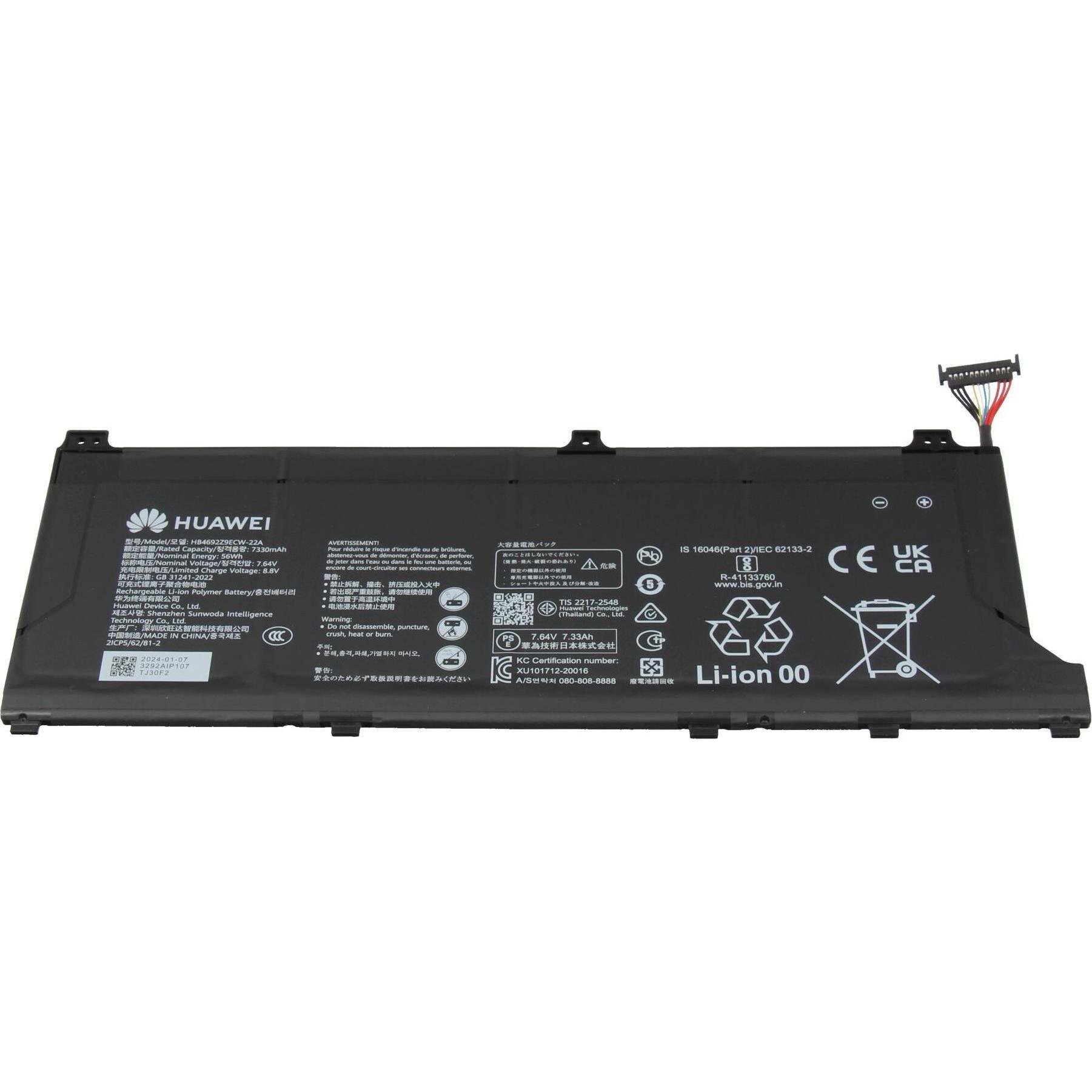 Huawei HB4692Z9ECW-22A (4 Zellen, 7330 mAh), Notebook Akku